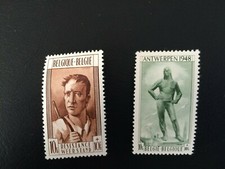 Francobolli Belgio 1948, set