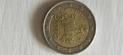 Moneta rara euro - grecia, 2002